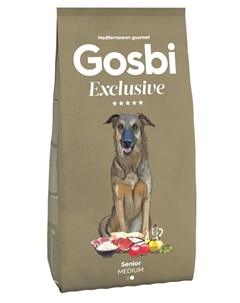 Сухой корм для собак Exclusive Senior Medium для средних пород 3 кг Gosbi