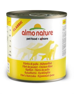 Влажный корм для собак Classic Chicken Fillet 0 28 кг Almo nature