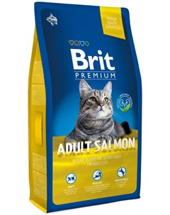 Сухой корм для кошек Premium Cat Adult Salmon 1 5 кг Brit*