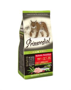 Сухой корм для кошек беззерновой с индейкой при МКБ 2 кг Primordial