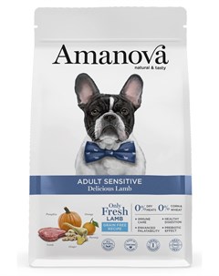 Сухой корм для собак GF Adult Sensitive с аппетитным ягнёнком 2 кг Amanova