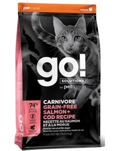 Сухой корм для кошек Carnivore GF Salmon Cod Recipe 7 26 кг @go