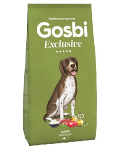 Сухой корм для собак Exclusive Lamb Medium с ягненком для средних пород 3 кг Gosbi