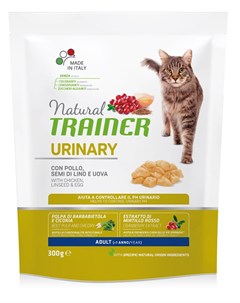 Сухой корм для кошек Urinary Adult с курицей 0 3 кг Trainer