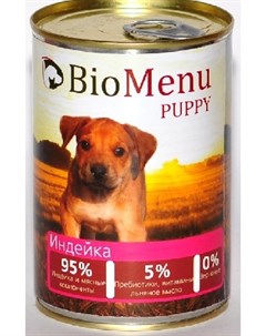 Влажный корм для щенков Puppy Индейка 0 41 кг Biomenu