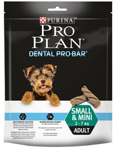 Лакомство для собак Dental Pro Bar Adult Small Mini 2 7кг 0 15 кг Purina pro plan