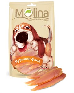 Лакомство для собак Куриное Филе 0 08 кг Molina