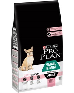 Сухой корм для собак Adult Small Mini Sensitive Skin 0 7 кг Purina pro plan