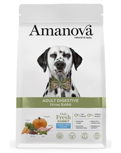 Сухой корм для собак GF Adult Digestive с чувствительным пищеварением с волшебным кроликом 2 кг Amanova