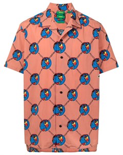 Рубашка поло с графичным принтом Lacoste