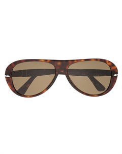 Солнцезащитные очки авиаторы черепаховой расцветки Persol