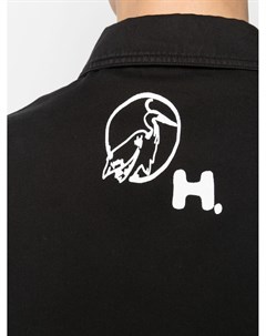 Рубашка с короткими рукавами и логотипом Heron preston