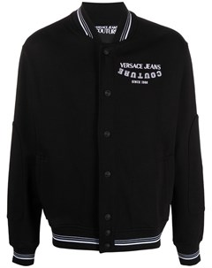 Куртка с вышитым логотипом Versace jeans couture