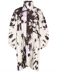 Пальто с эффектом разбрызганной краски Homme plissé issey miyake