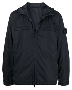 Куртка на молнии с нашивкой логотипом Stone island