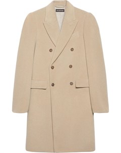 Двубортное пальто оверсайз Balenciaga
