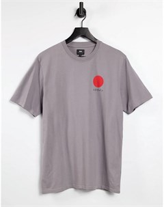 Серая футболка Japanese Sun Edwin