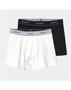 Трусы Cotton Trunks BLACK WHITE 2021 Carhartt wip