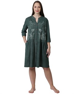 Жен платье Травы Зеленый р 52 Оптима трикотаж