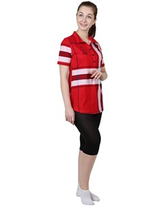 Жен костюм Лондон Красный р 52 Оптима трикотаж