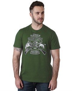 Муж футболка Азарт Темно зеленый р 48 Оптима трикотаж