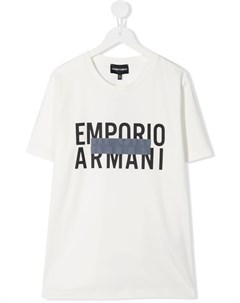 Футболка с логотипом Emporio armani kids