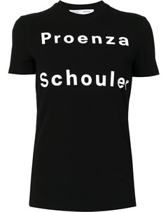 Футболка с короткими рукавами и логотипом Proenza schouler white label