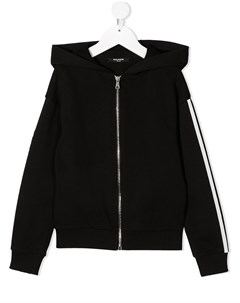 Худи на молнии с логотипом Balmain kids