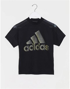 Черная футболка Glam Adidas