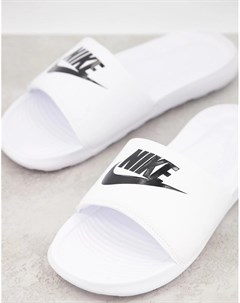Белые шлепанцы Victori One Nike