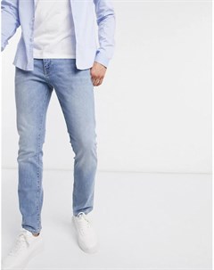 Зауженные эластичные джинсы из органического хлопка Selected homme