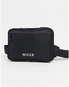 Черная сумка с логотипом Nicce
