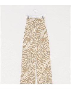 Широкие брюки с абстрактным принтом ASOS DESIGN Tall Asos tall