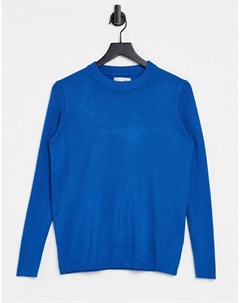 Ярко синий свитер с круглым вырезом Gianni feraud