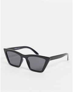 Черные угловатые солнцезащитные очки кошачий глаз Stine Monki