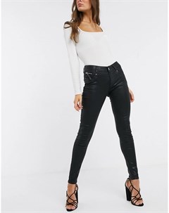 Черные джинсы с покрытием Morgan