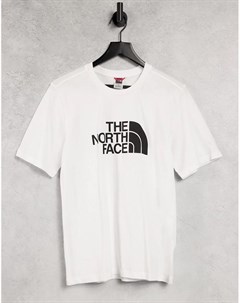 Белая футболка бойфренда The north face