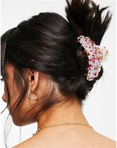 Заколка для волос с цветочным принтом Asos design