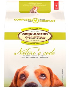 Tradition Nature s Code Dog Adult All Breeds для взрослых собак всех пород с курицей 11 34 кг Oven-baked