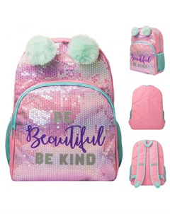 Рюкзак с односторонними пайетками Be Beautiful Be Kind 40x30x11 см Action!
