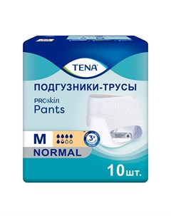 Подгузники трусы ТЕНА Пантс Нормал Pants Normal размер М 80 110 cm 10 шт Tena