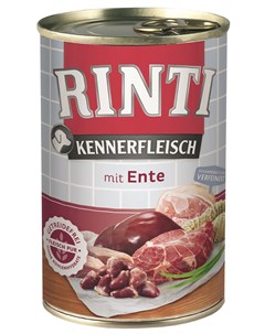 Kennerfleisch для взрослых собак с уткой 400 гр Rinti