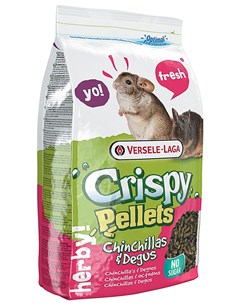 Crispy Pellets Chinchillas Degus корм для шиншилл и дегу гранулированный 1 кг Versele-laga