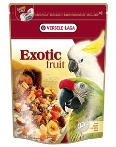 Exotic Fruit корм для крупных попугаев с фруктами 600 гр Versele-laga