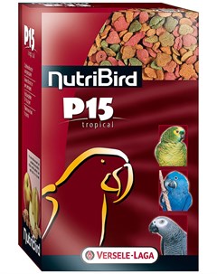 Nutribird P15 Tropical корм для крупных попугаев 1 кг Versele-laga