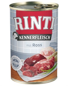 Kennerfleisch для взрослых собак с кониной 400 гр Rinti