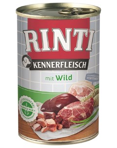 Kennerfleisch для взрослых собак с дичью 400 гр Rinti