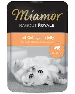 Ragout Royal для котят с птицей в желе 100 гр Miamor