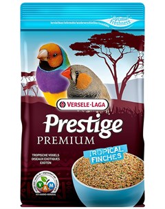 Prestige Premium Tropical Finches корм премиум для экзотических птиц 0 8 кг Versele-laga