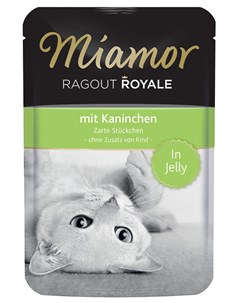 Ragout Royal для взрослых кошек с кроликом в желе 100 гр Miamor